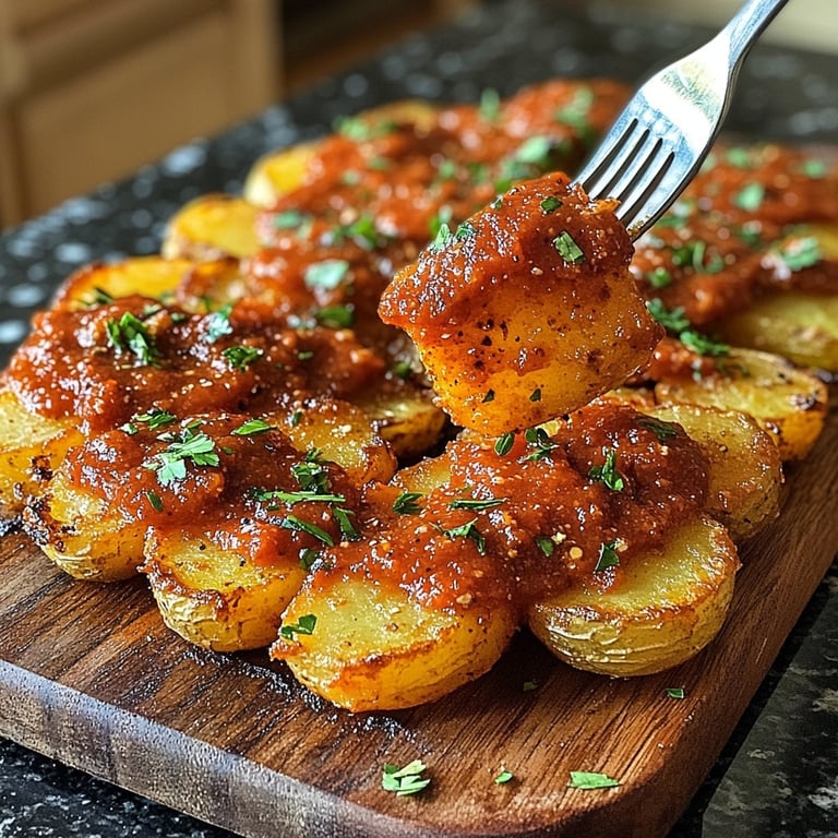 La mejor receta clásica de patatas bravas rápida y fácil