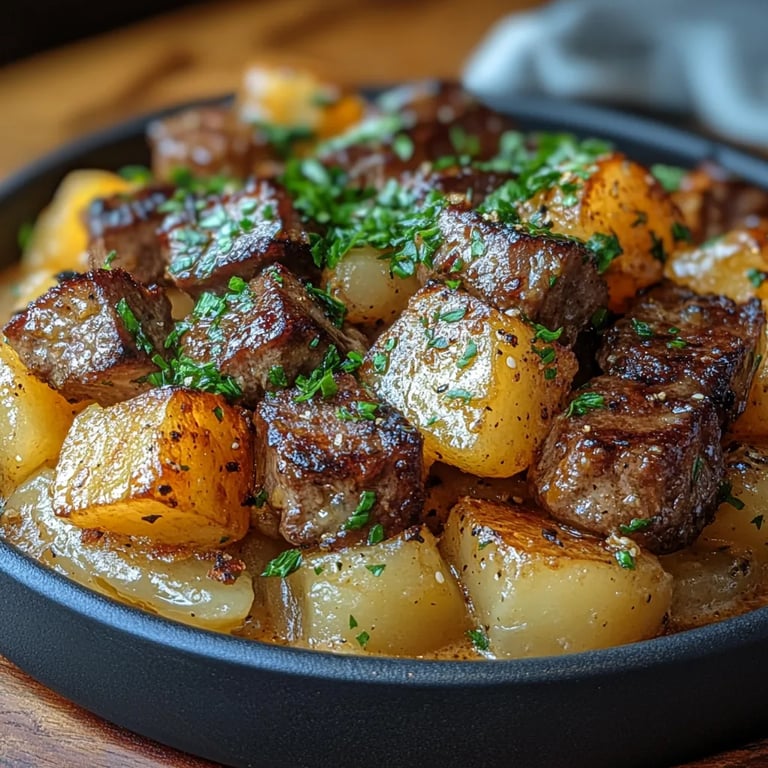 Papa al Horno Rellena con Trozos de Bistec: Una Increíble Receta Última