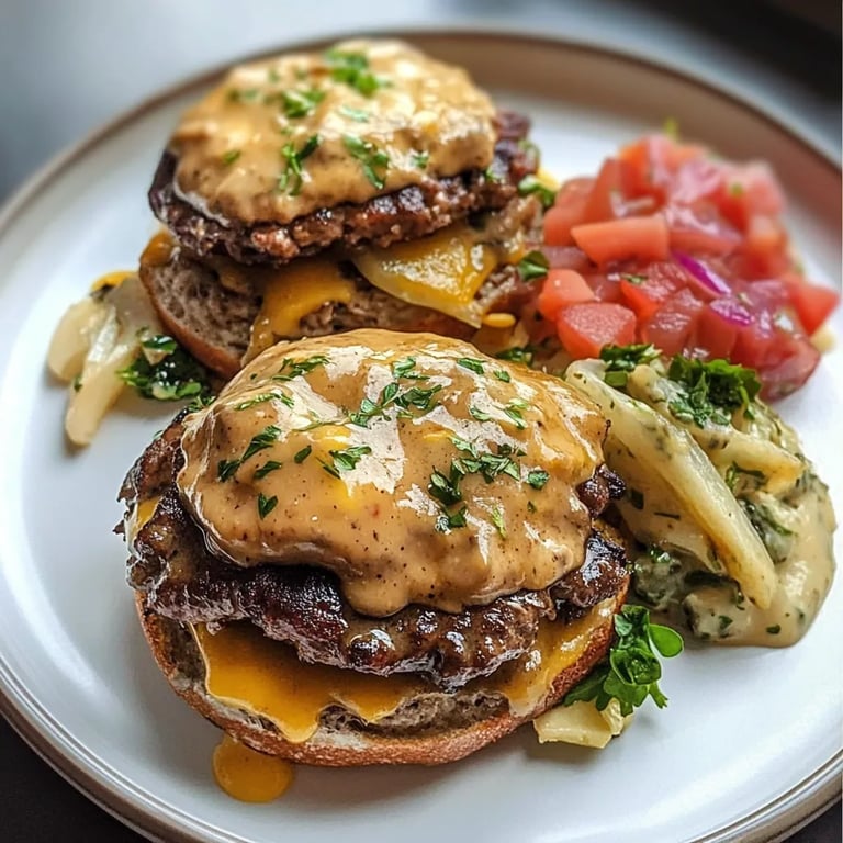 Carnitas de Hamburguesas con Salsa de Champiñones: Una Increíble Receta Última