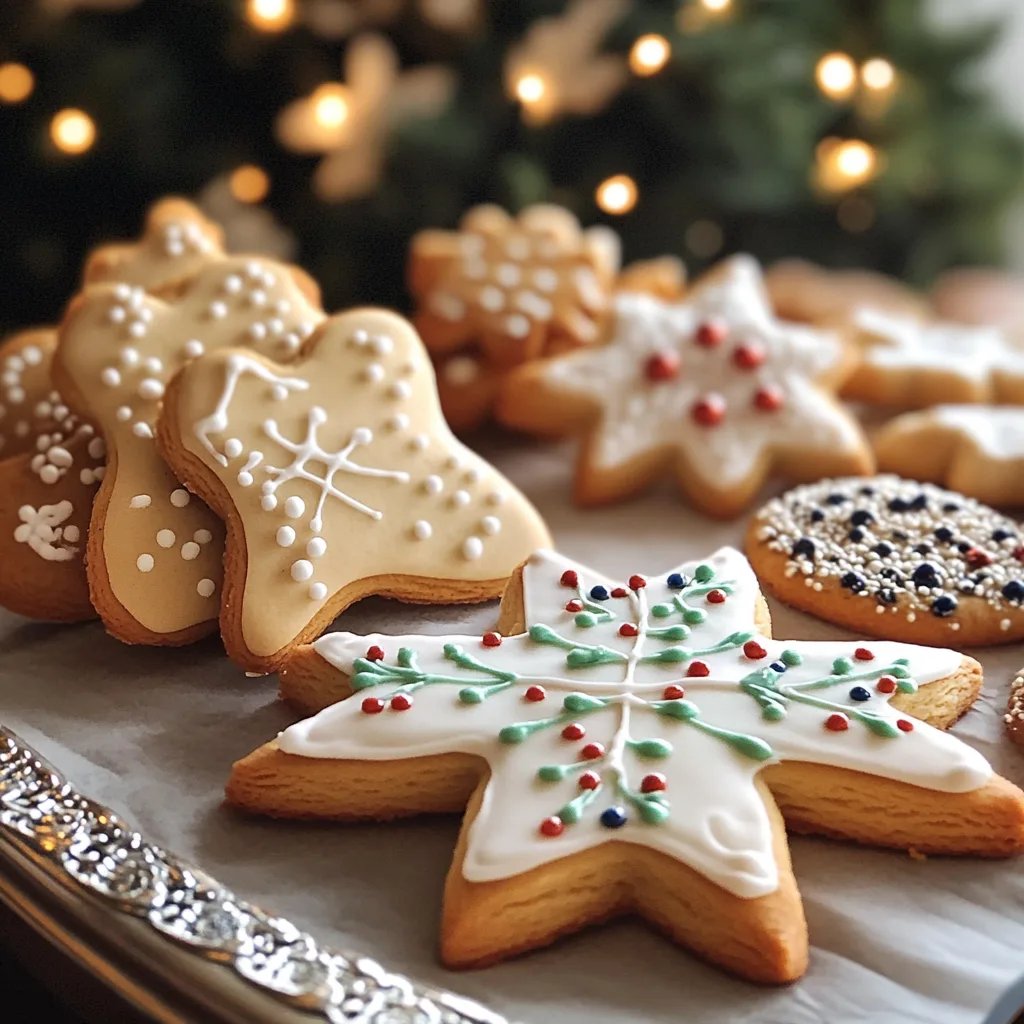 Galletas de mantequilla navideñas