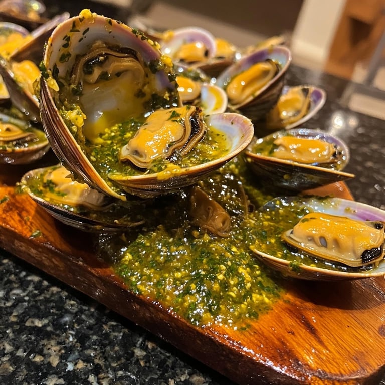 Almejas a la marinera