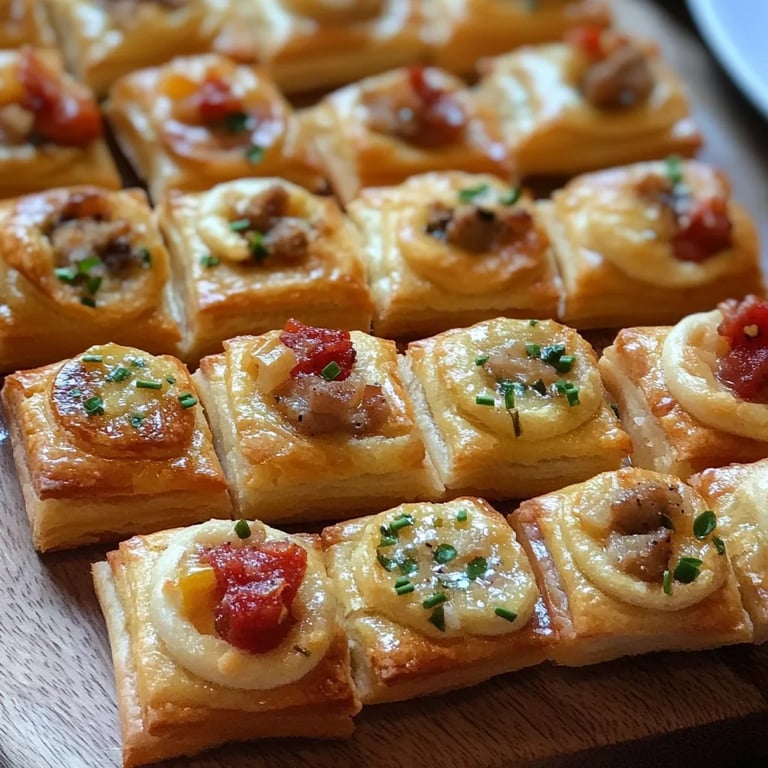 Canapés de hojaldre