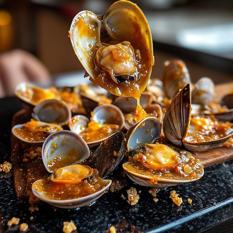 Almejas a la marinera-receta gallega