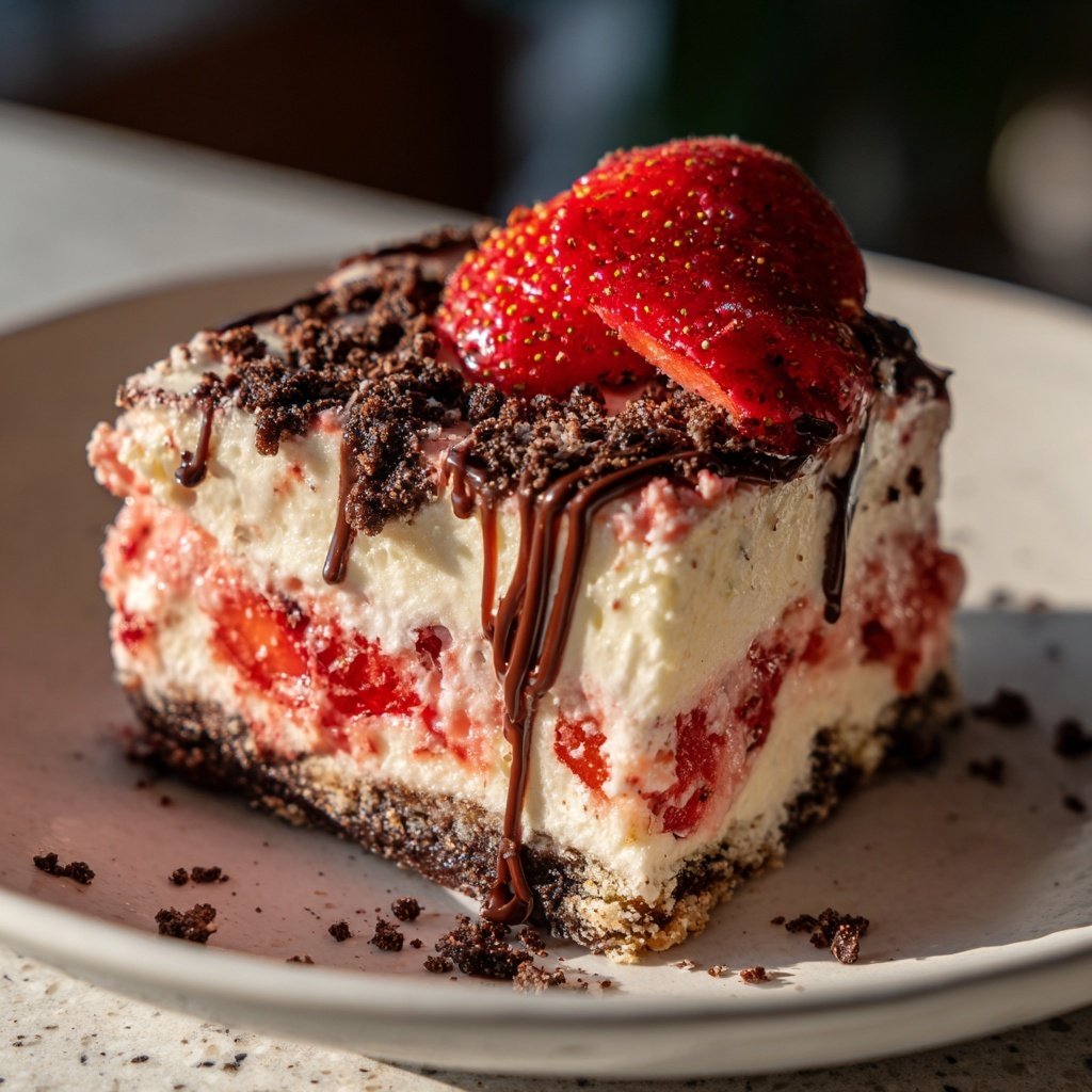 Pastel de Fresas con Chocolate de Galentine