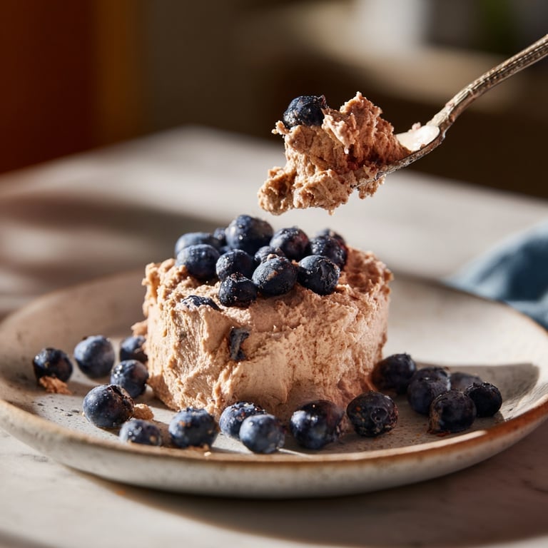 Paté de caballa ahumada con arándanos