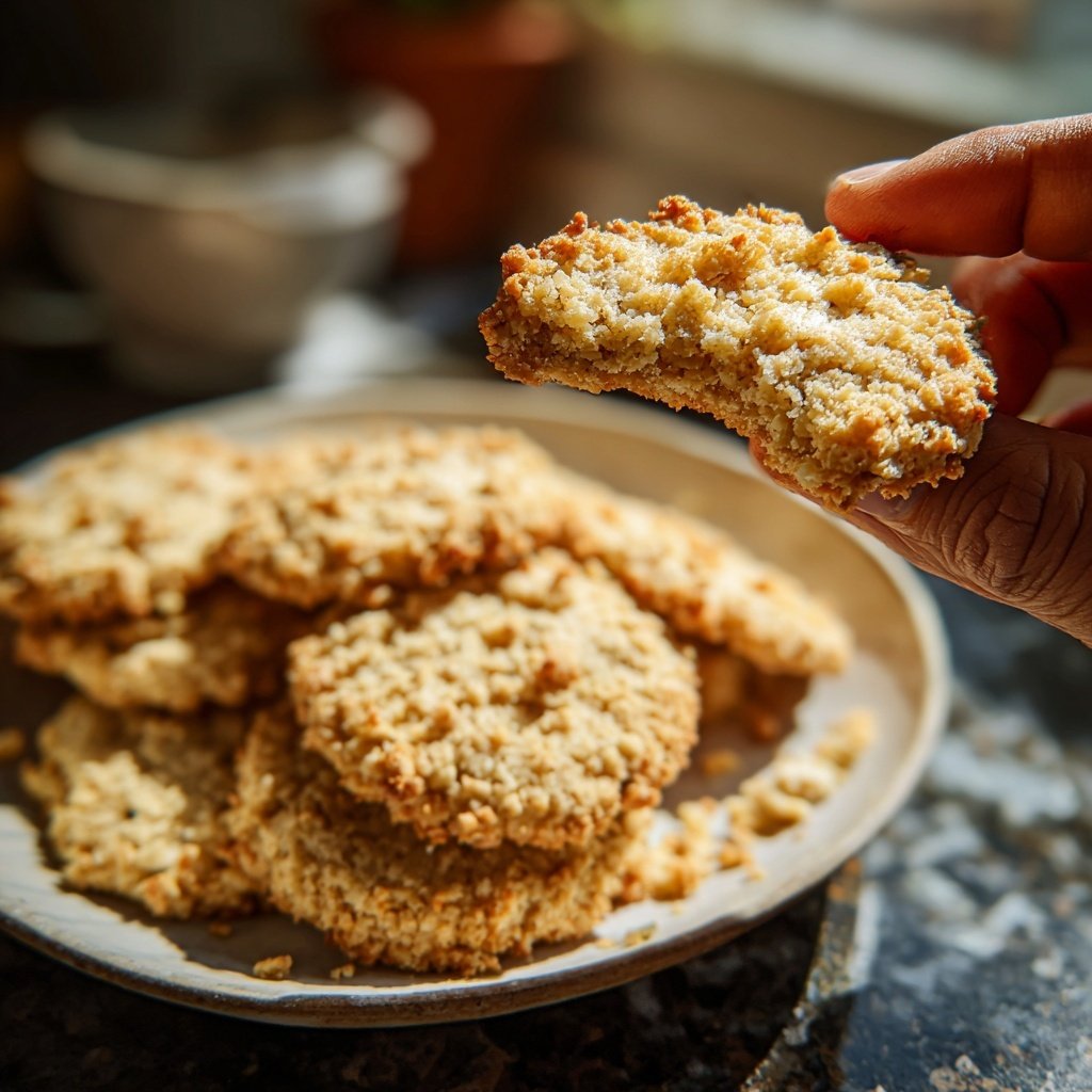 Galletas de harina de garbanzos