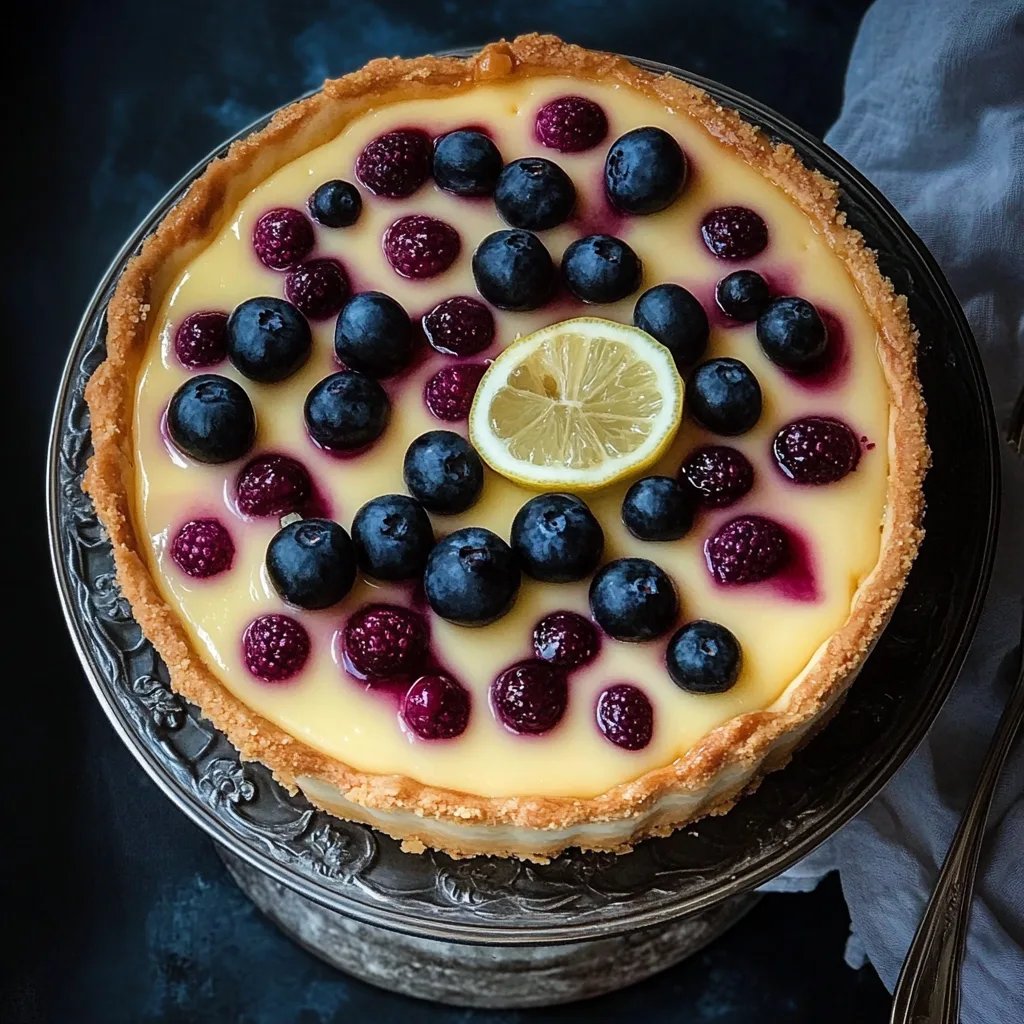 Tarta de Qeso con Arándanos y Limón: Un Increíble Secreto en 7 Pasos