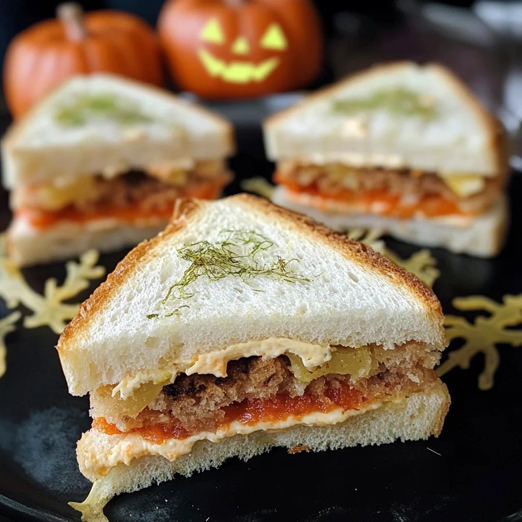 Sándwiches de Ataúd de Halloween: Una Increíble Receta Última
