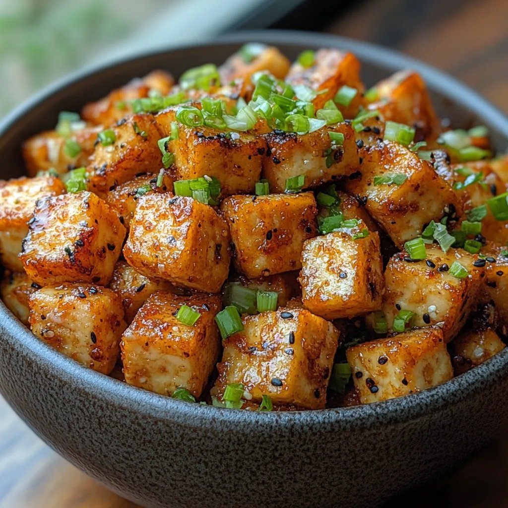 Tofu Horneado Crujiente con Levadura Nutricional: Una Increíble Receta Última