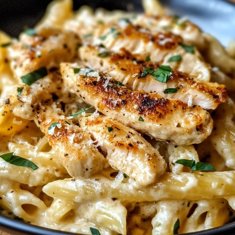 Pasta Cremosa con Pollo: Una Increíble Receta Última