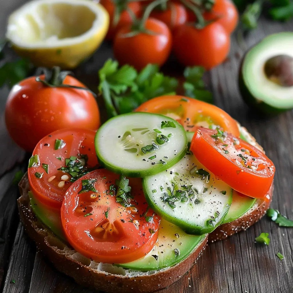 Derretido de tomate y aguacate