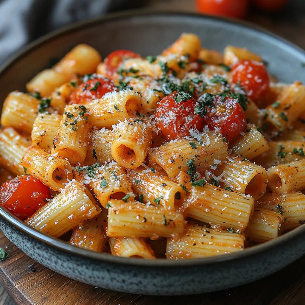 <p>Pasta Fácil con Tomates Cherry: Una Increíble Receta Última</p>