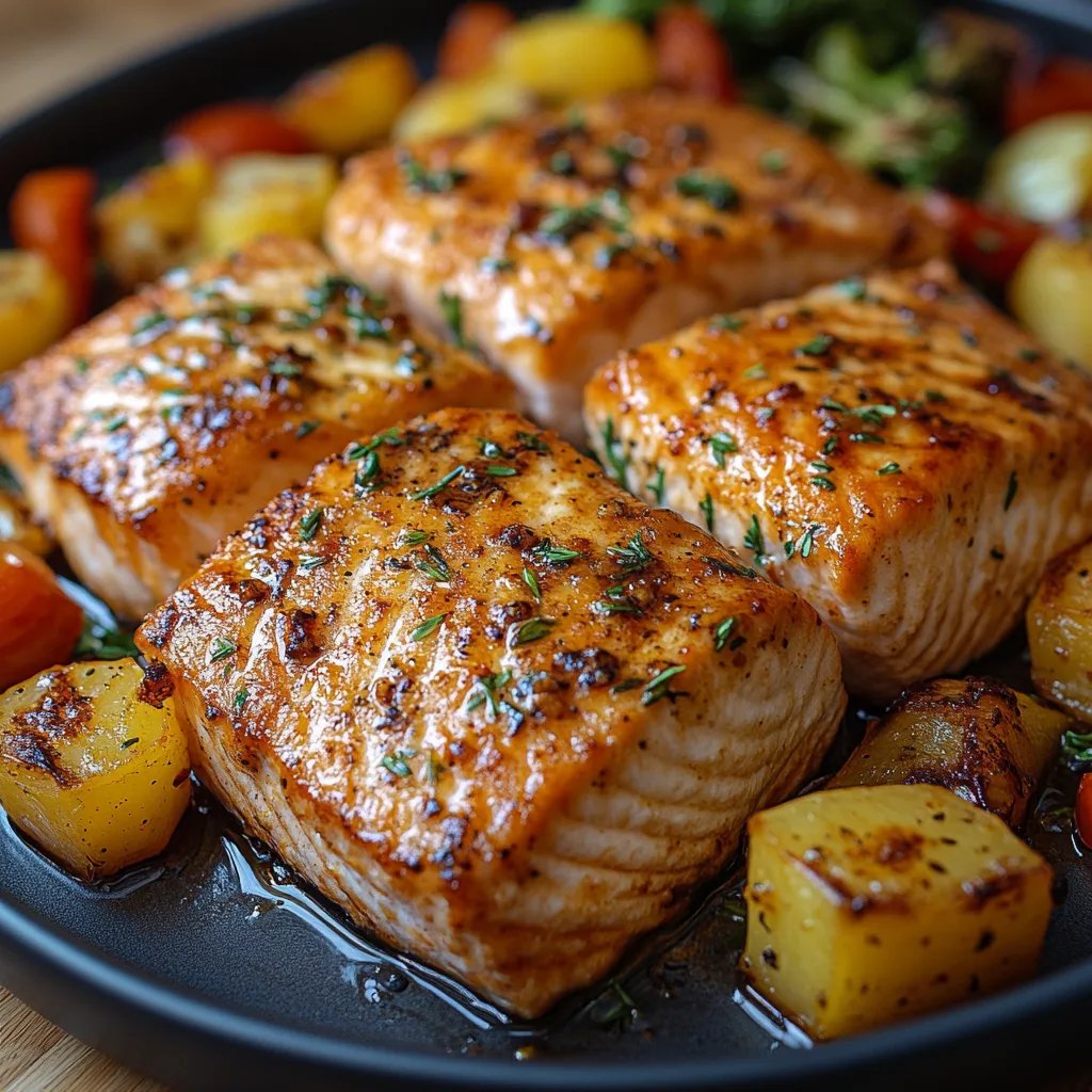 <p>Salmón con Verduras en Freidora de Aire: Una Increíble Receta Fácil</p>