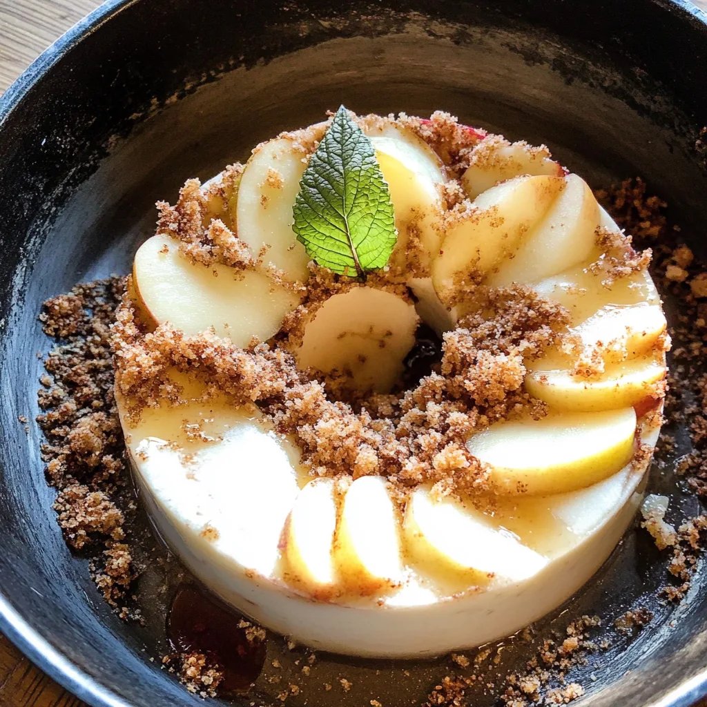 Pastel de Café con Crumble de Manzana y Bourbon Salado: Una Increíble Receta Última