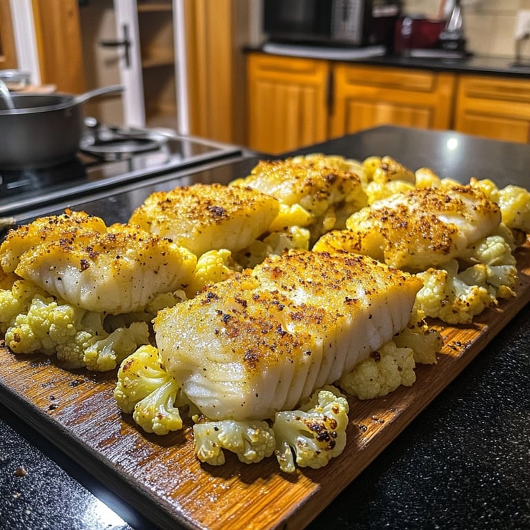 Bacalao con coliflor