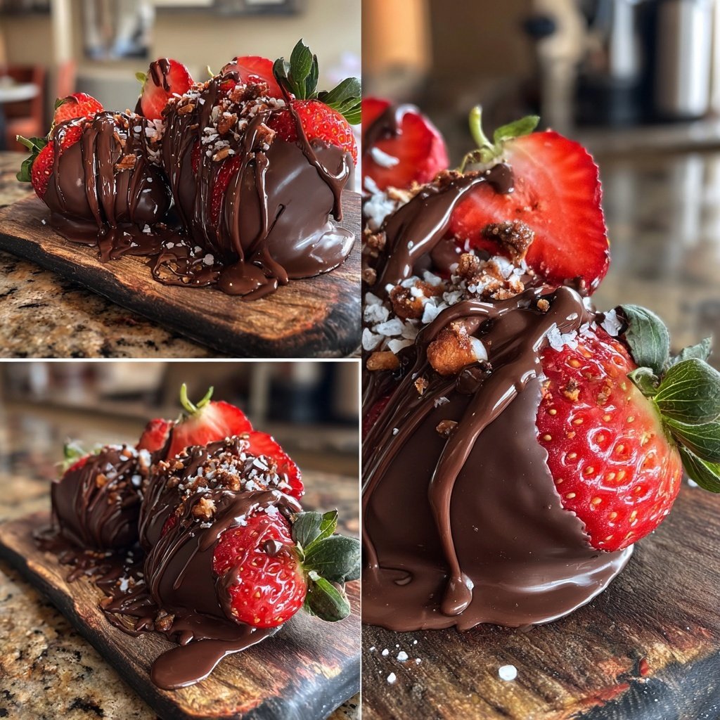 Explosión de fresa con chocolate de Dubái