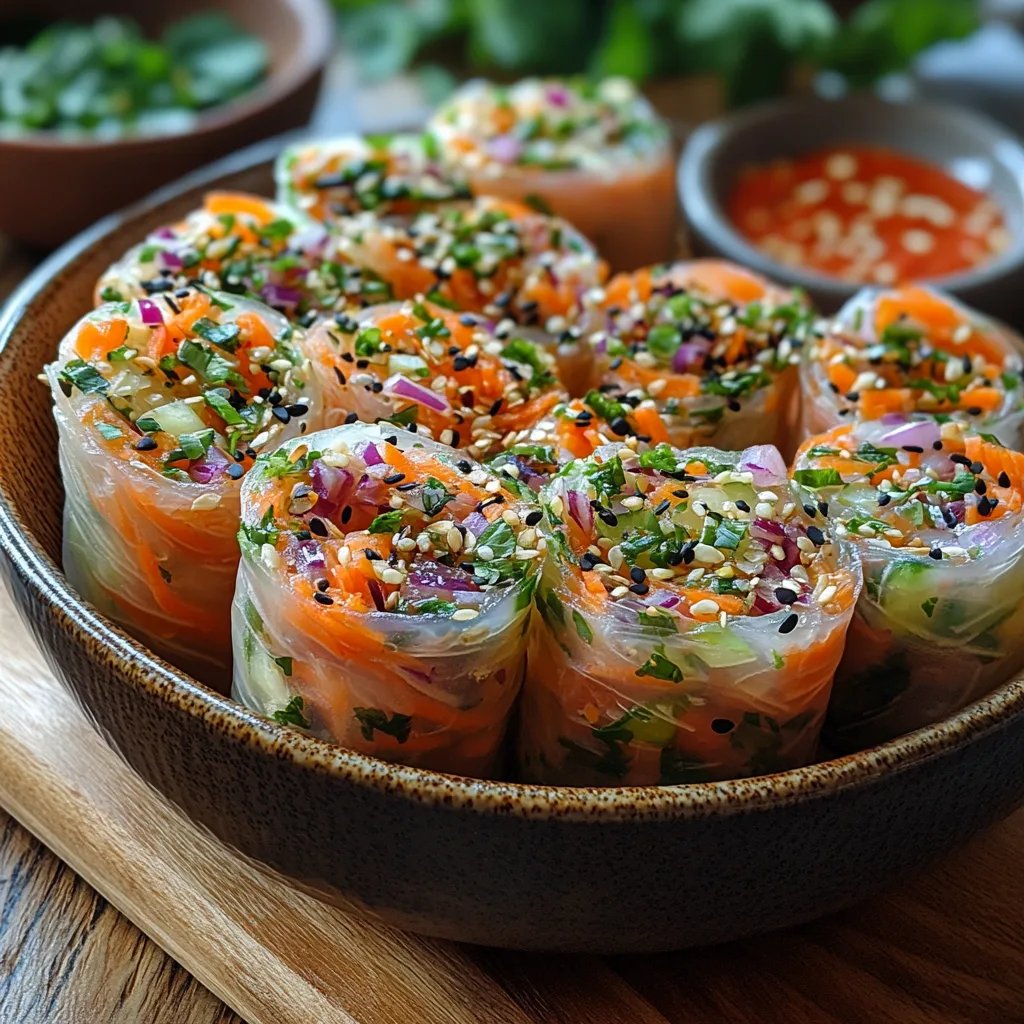 Ensalada de Rollito de Primavera con Jengibre Picante: Una Increíble Receta Esencial