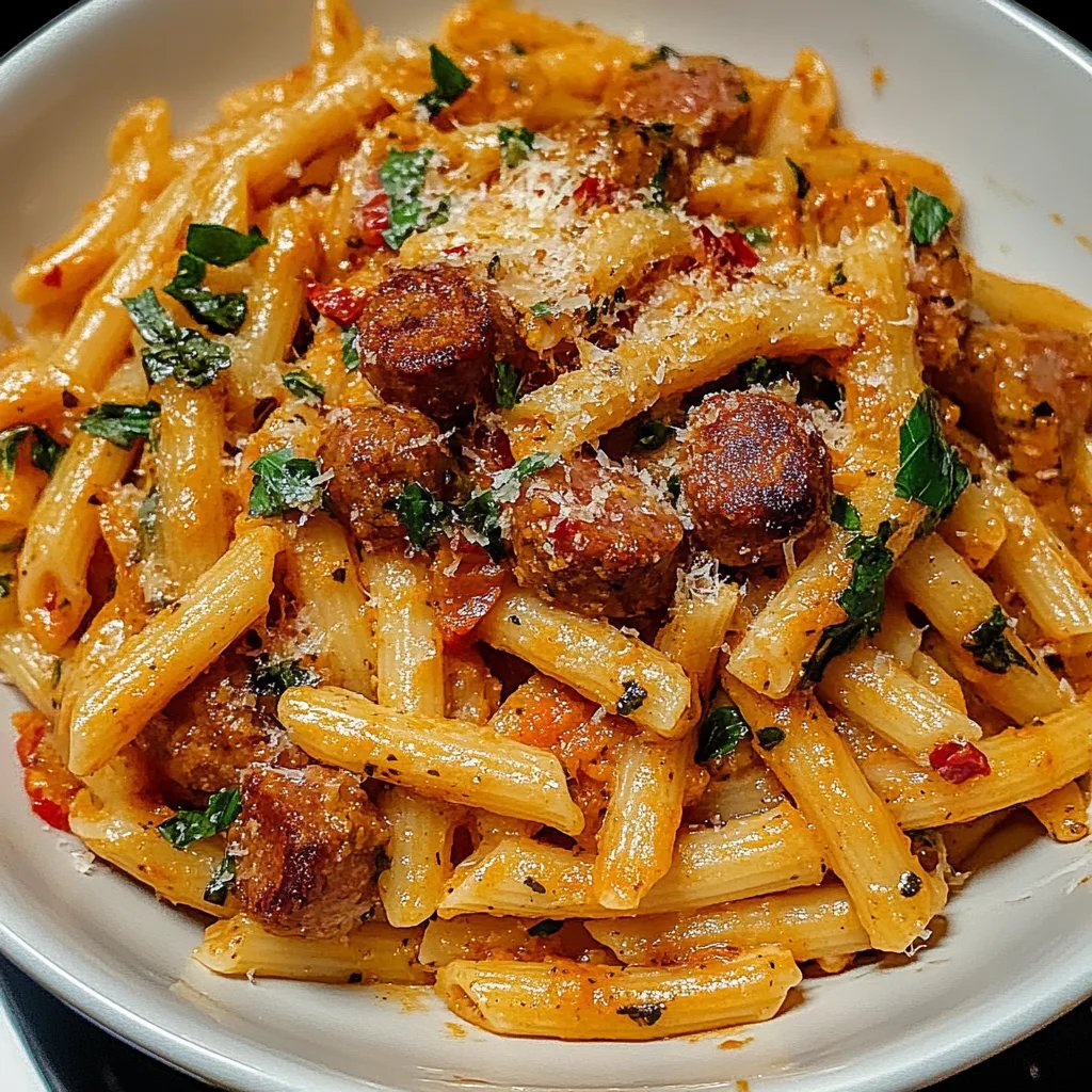 Creamy Cajun Sausage Pasta: Una Increíble Receta Esencial
