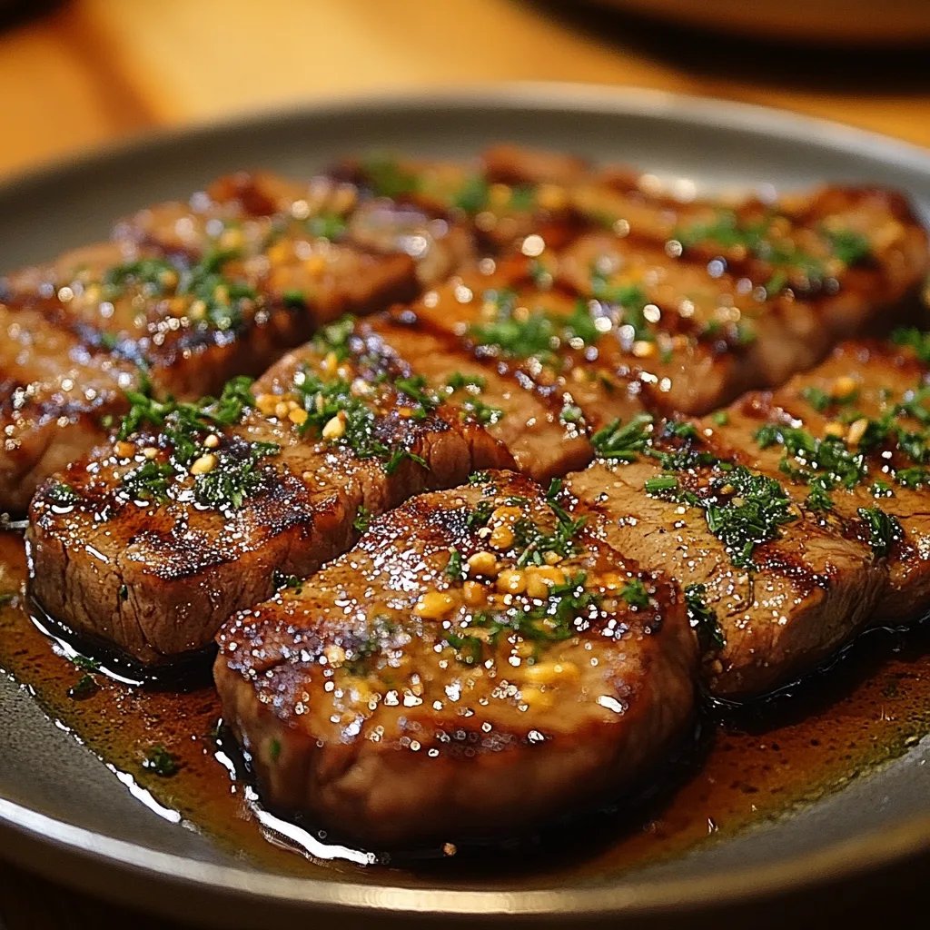 Bistec Brasileño Rápido con Mantequilla de Ajo: Una Increíble Receta Última