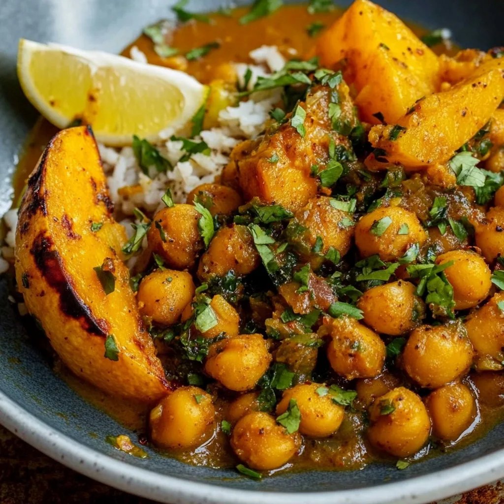 Curry de Calabaza Bellota con Lentejas y Garbanzos Tostados: Una Increíble Receta Secreta