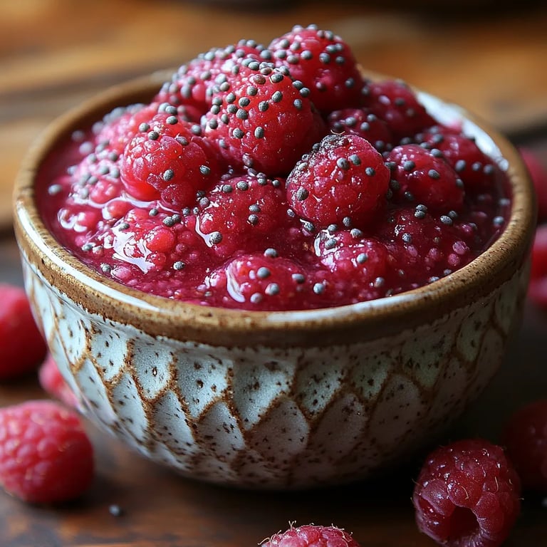 Mermelada de Frambuesa y Vainilla con Semillas de Chía: Una Increíble Receta Última