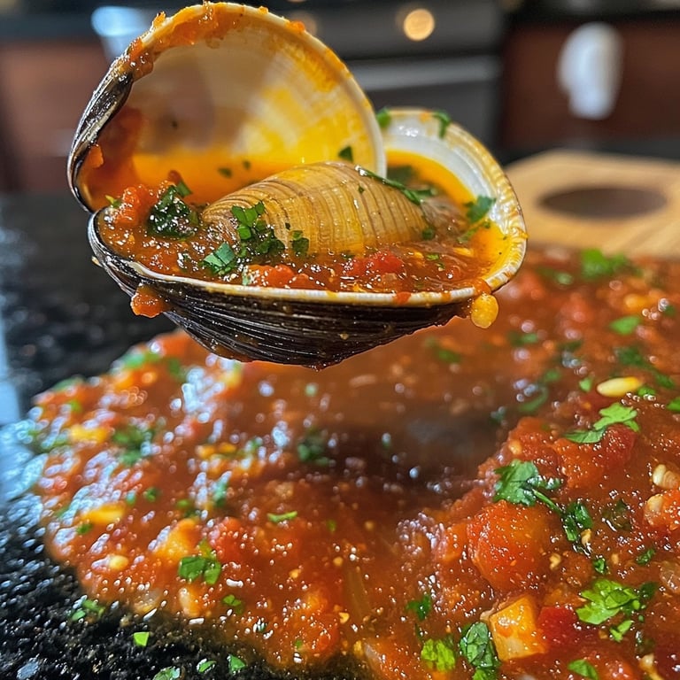 Almejas en salsa ¡Guárdate la receta para sorprender en navidad