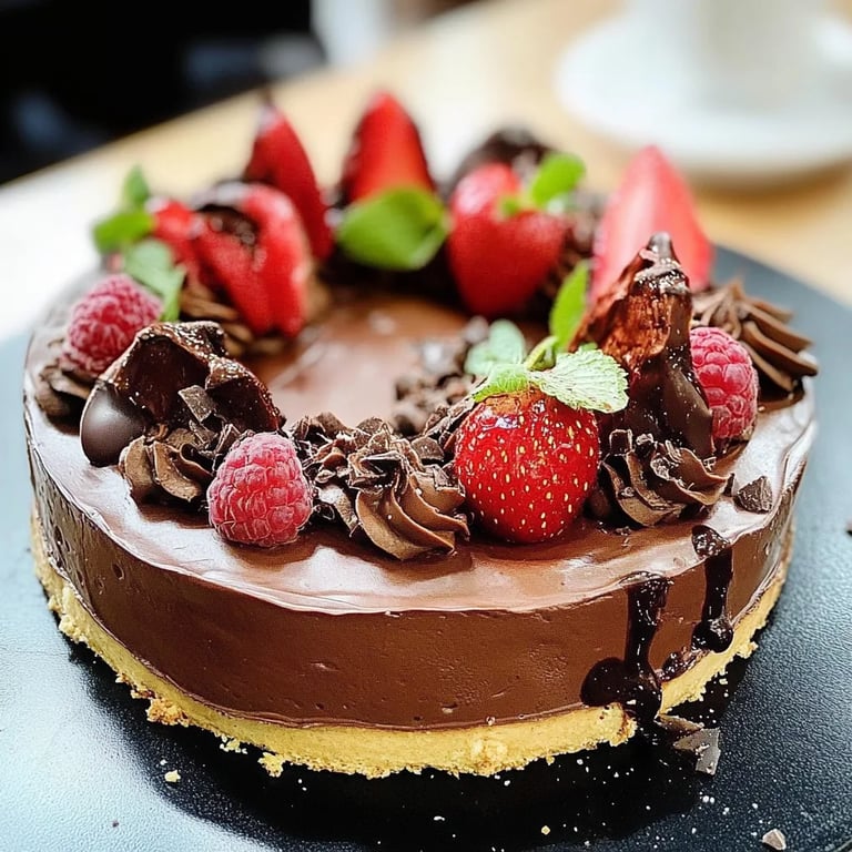 Pastel de chocolate y remolacha